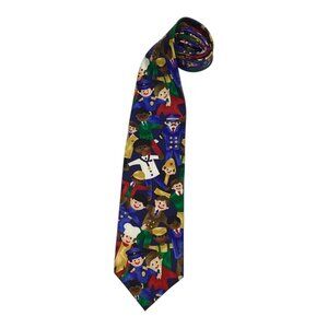 Save The Children Collection Colorful "Dads" Silk Tie 60"‎